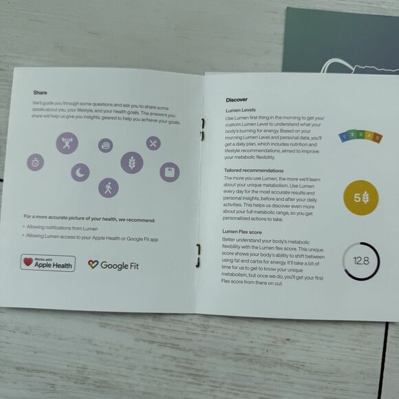 Lumen Metabolism Tracker, Original Box and Accessories No Carry Case Weight Loss - Picture 13 of 13